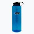 Туристична пляшка Nalgene Wide Mouth Silo Sustain 1400 мл синя/чорна кришка