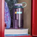 Туристична пляшка Nalgene Wide Mouth Sustain 1000 мл кольору баклажан 4
