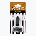 Свисток зі шнуром Fox 40 Classic Official чорний 4