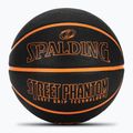 М'яч баскетбольний Spalding Phantom чорний/помаранчевий розмір 6