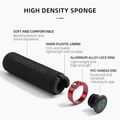 Ручки для керма Rockbros BT1001 Handlebar Grips black/red 3