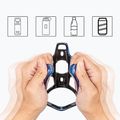 Кошик для пляшки Rockbros 31210007 Water Bottle Holder black/blue 4