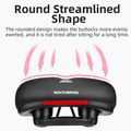 Сідло велосипедне Rockbros AQ-6090 black/red 2