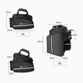 Сумка велосипедна на багажник Rockbros A6-03BK Bicycle Pannier Bag black 5