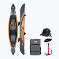 Надувна байдарка 1-місна 12’4″ Aqua Marina Tomahawk сіра Air-K 375