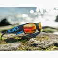 Окуляри сонцезахисні Aztron Avatar-X2 matt black/gloss blue/polarized sahara red mirror/brown 6