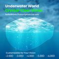 Окуляри для плавання Holoswim Solla Wave AI Music red 6