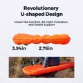 Матрац надувний Flextail Zero R05 Mummy orange 7