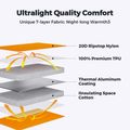 Матрац надувний Flextail Zero R05 Regular orange 11