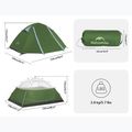 Намет трекінговий тримісний Naturehike Bleik 3 Type B forest green 3