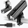 Ліхтарик велосипедний передній Rockbros 24610002001 Front Light 1000 Lumen black 3