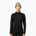 Кофта термоактивна жіноча Devold Breeze Merino 150 Zip Neck black