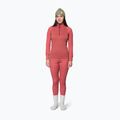 Кофта термоактивна жіноча Devold Duo Active Merino 205 Zip Neck marsala 2