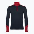 Чоловіча термокофта Helly Hansen Lifa Merino середня вага 1/2 на блискавці темно-синій