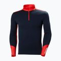 Чоловіча термокофта Helly Hansen Lifa Merino середня вага 1/2 на блискавці темно-синій 5