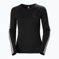Жіноча термоактивна кофта Helly Hansen Lifa Active Stripe Crew black