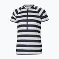 Жіноча футболка Helly Hansen Siren 1/2 Zip темно-синя смужка 5