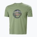 Футболка трекінгова чоловіча Helly Hansen F2F Organic Cotton 2.0 зелена 63340_406