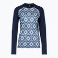 Жіноча термоактивна кофта Helly Hansen Lifa Merino Midweight Graphic Crew navy star pixel 5