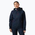 Куртка вітрильна жіноча Helly Hansen Crew Hooded Midlayer 2.0 navy