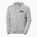 Чоловіча толстовка з логотипом Helly Hansen HH на блискавці 2.0 сіра/меланж 5