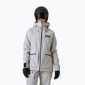 Куртка гірсько-лижна жіноча Helly Hansen Powderqueen 3.0 grey/melange