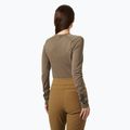 Лонгслів термічний жіночий Helly Hansen Lifa Merino Midweight Graphic Crew sepia houndstooth aop 2