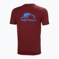 Футболка чоловіча Helly Hansen Nord Graphic mars red 5