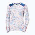 Кофта термоактивна жіноча Helly Hansen Lifa Active white slope map aop 5