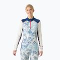 Кофта термоактивна жіноча Helly Hansen Lifa Merino Midweight Gra 1/2 Zip bright blue new nordic aop