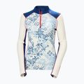 Кофта термоактивна жіноча Helly Hansen Lifa Merino Midweight Gra 1/2 Zip bright blue new nordic aop 5