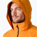 Куртка вітрильна чоловіча Helly Hansen HP Racing Lifaloft Hood ignite orange 3