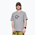 Футболка чоловіча NORRONA Cotton Viking grey melange/caviar