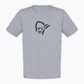 Футболка чоловіча NORRONA Cotton Viking grey melange/caviar 4