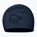 Шапка зимова NORRONA PureUll 180 Beanie indigo night