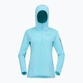 Кофта трекінгова жіноча NORRONA Falketind Warm1 Hood aqua haze/trooper 5
