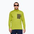 Кофта трекінгова чоловіча NORRONA Femund Warm1 Zip Neck golden lime/olive night