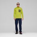 Кофта трекінгова чоловіча NORRONA Femund Warm1 Zip Neck golden lime/olive night 2