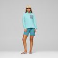 Кофта трекінгова жіноча NORRONA Femund Warm1 Zip Neck aqua haze/trooper 2