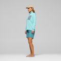 Кофта трекінгова жіноча NORRONA Femund Warm1 Zip Neck aqua haze/trooper 4