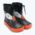 Дитячі гумові чоботи Viking Footwear Alv Barefoot з відбитком лапи чорного кольору 10