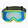 Маска лижна Smith Squad neon yellow/chromapop everyday green mirror M00668 3
