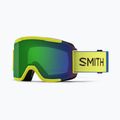 Маска лижна Smith Squad neon yellow/chromapop everyday green mirror M00668 7