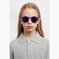 Дитячі сонцезахисні окуляри Polaroid PLD 8048/S бузково-фіолетові/сірі з поляризацією 6