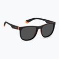 Окуляри сонцезахисні дитячі Polaroid PLD 8049/S black orange/grey polarized