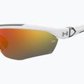 Окуляри сонцезахисні чоловічі Under Armour Yard Pro matte white/orange multilayer oleophobic 7