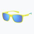 Окуляри сонцезахисні дитячі Polaroid PLD 8053/S matte yellow azure/blue mirror polarized 2
