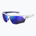 Окуляри сонцезахисні Under Armour Yard Dual S3 matte white blue/blue multilayer oleophobic 2