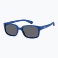Окуляри сонцезахисні дитячі Polaroid PLD K008/S matte blue/grey polarized 2
