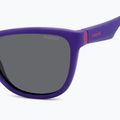 Окуляри сонцезахисні дитячі Polaroid PLD 8056/S matte violet/grey polarized 5